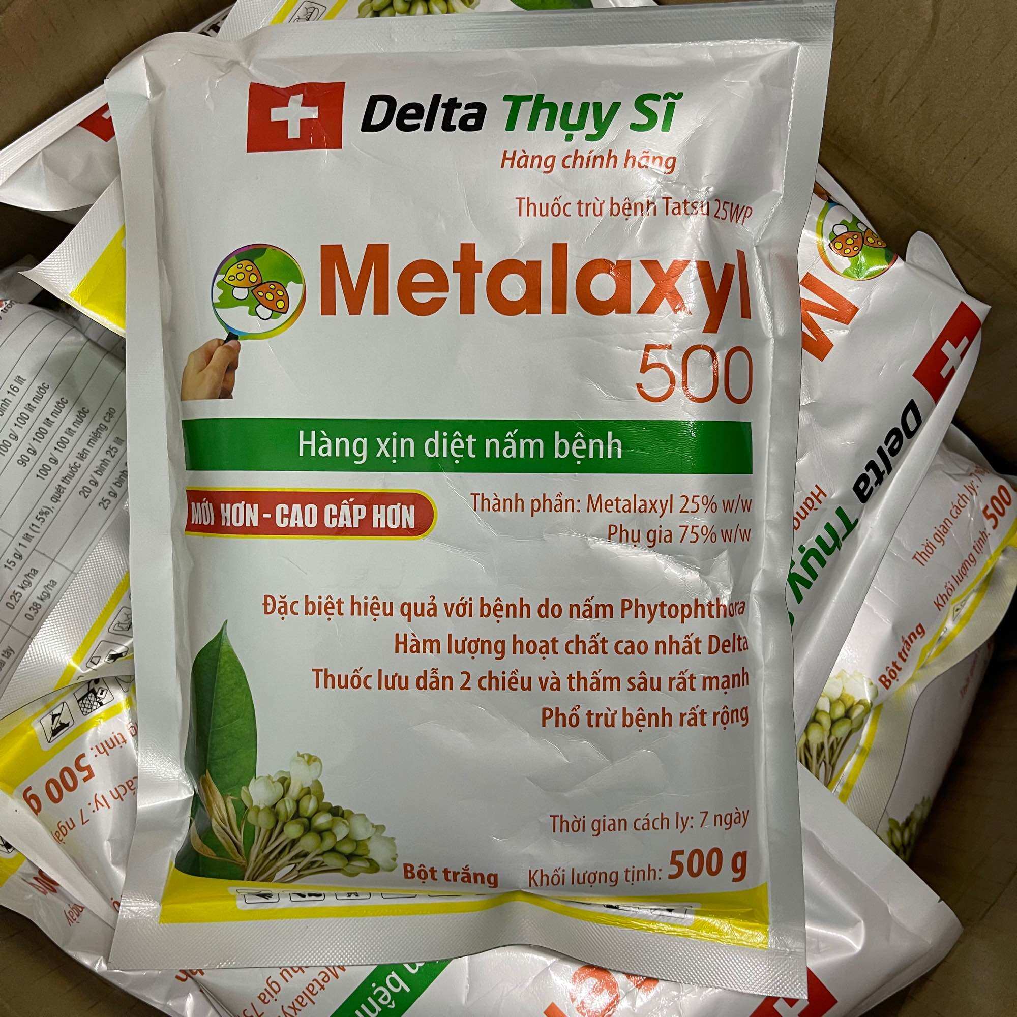  METALAXYL 500  - Thuốc trừ nấm bệnh hại cây trồng gói 500g 