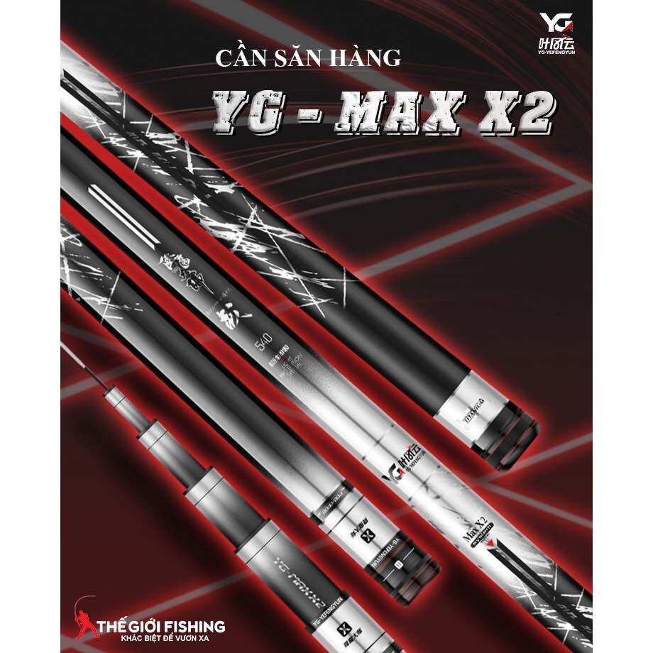 Cần câu tay săn hàng yg max x2
