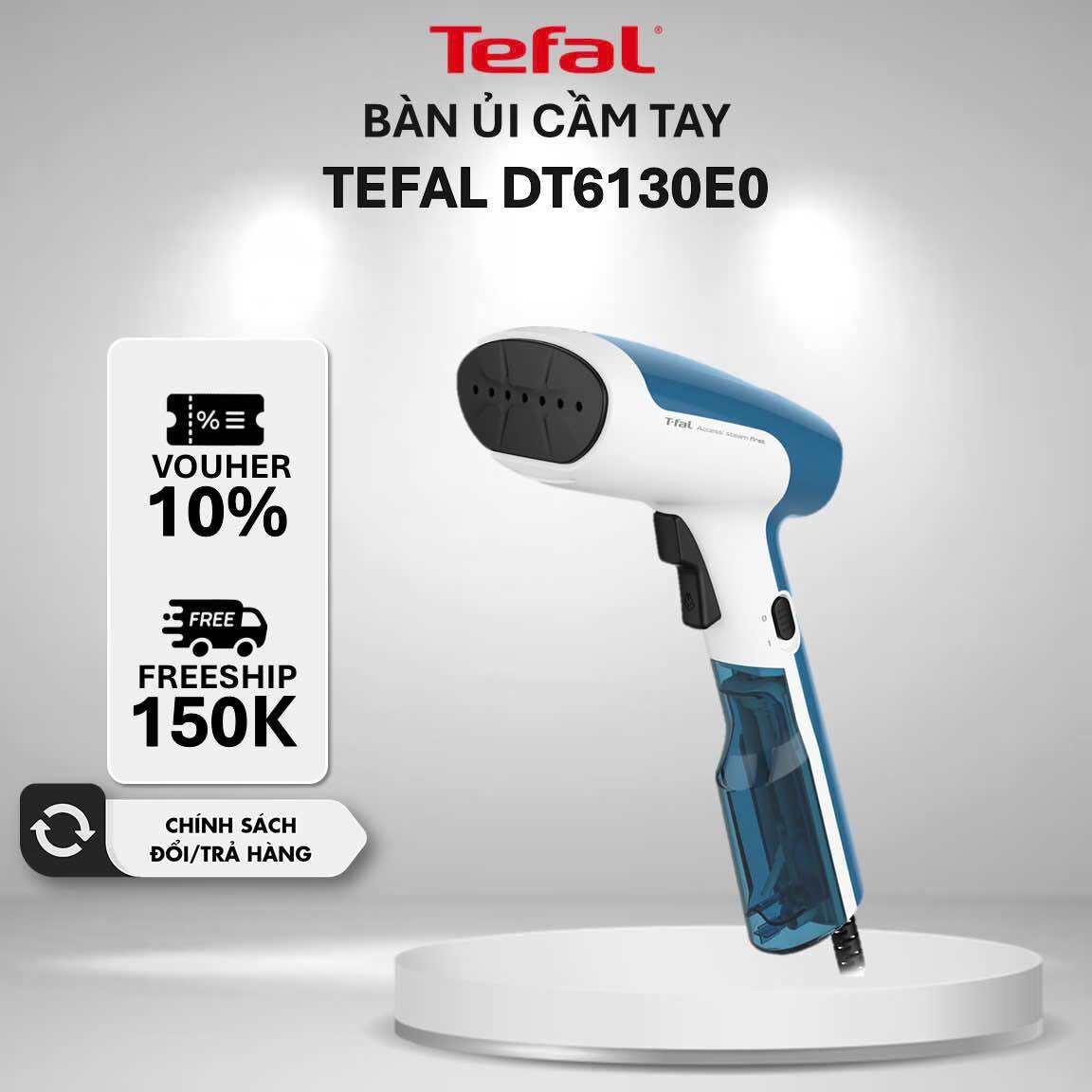 Bàn ủi hơi nước cầm tay Tefal DT6130E0