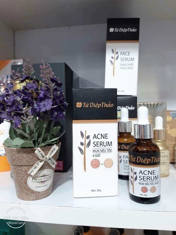 🌺🌺🌺#serum_mụn_siêu_tốc_4h_tứ_diệp_thảo