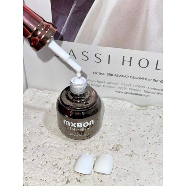 Sơn gel lẻ trắng, đen Mxbon