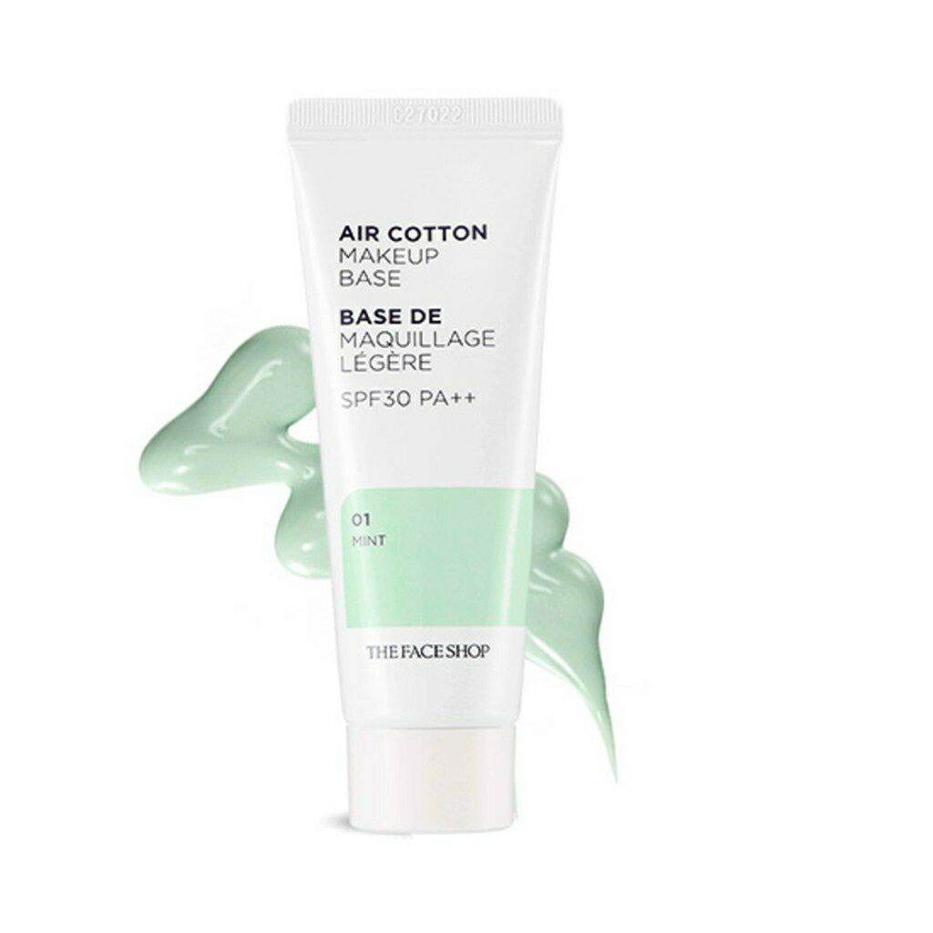 Kem Lót Air Cotton Make Up Base The Face Shop SPF 30+ PA++ 35g