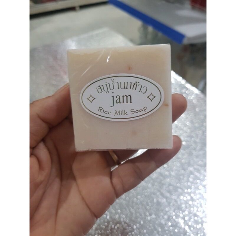 2 cục Xà phòng cám gạo Thái Lan Jam Rice Milk
