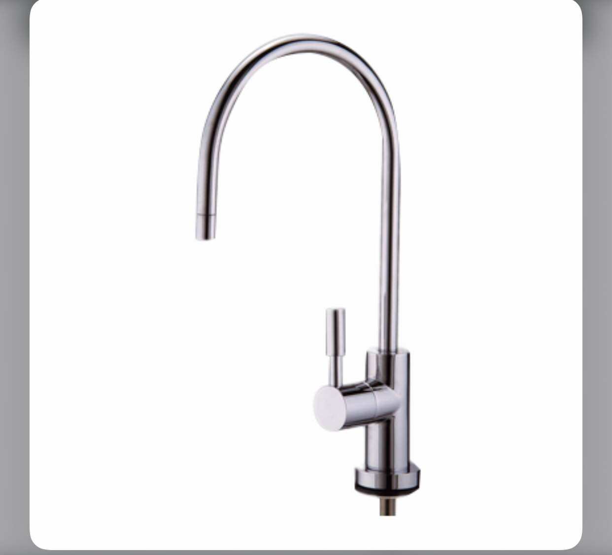 Vòi chậu rửa bát inox đơn 1 đường nước