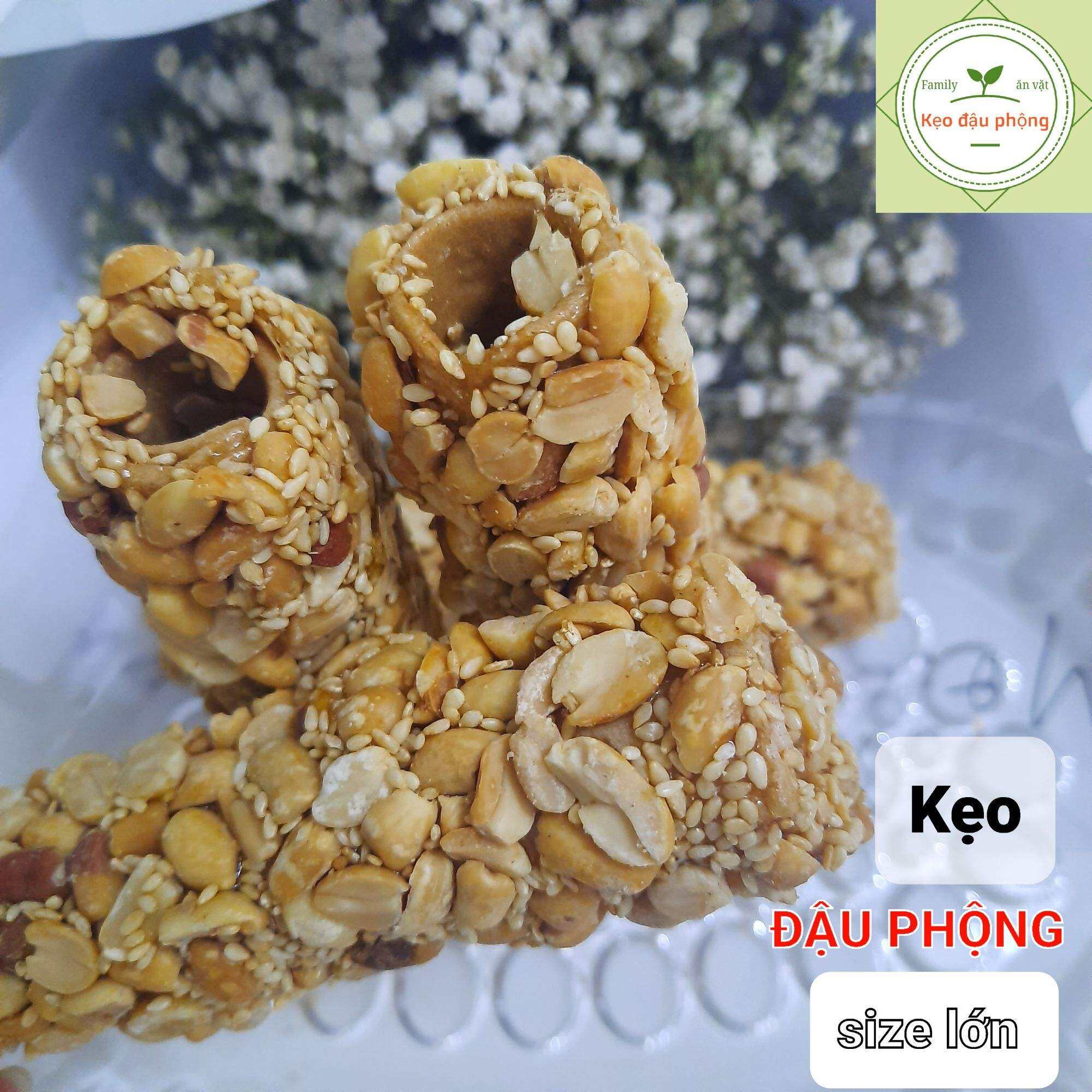KẸO ĐẬU PHỘNG (thơm giòn) - 1bịch / 4 ống