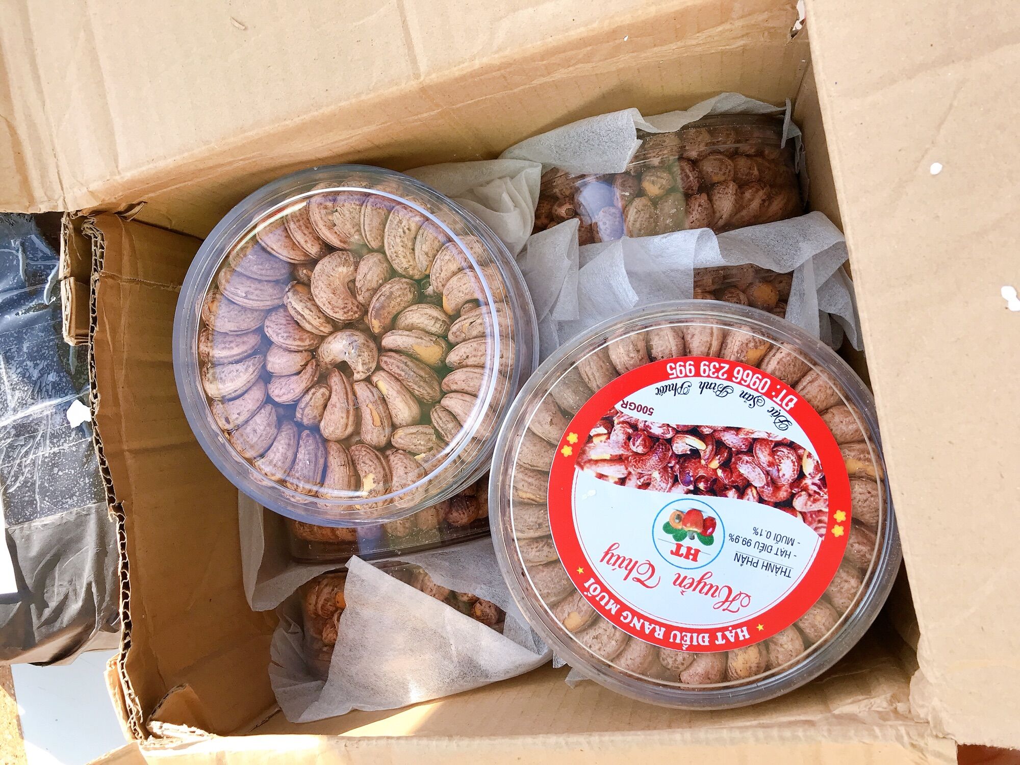 Combo sỉ hạt điều rang muối cho khách