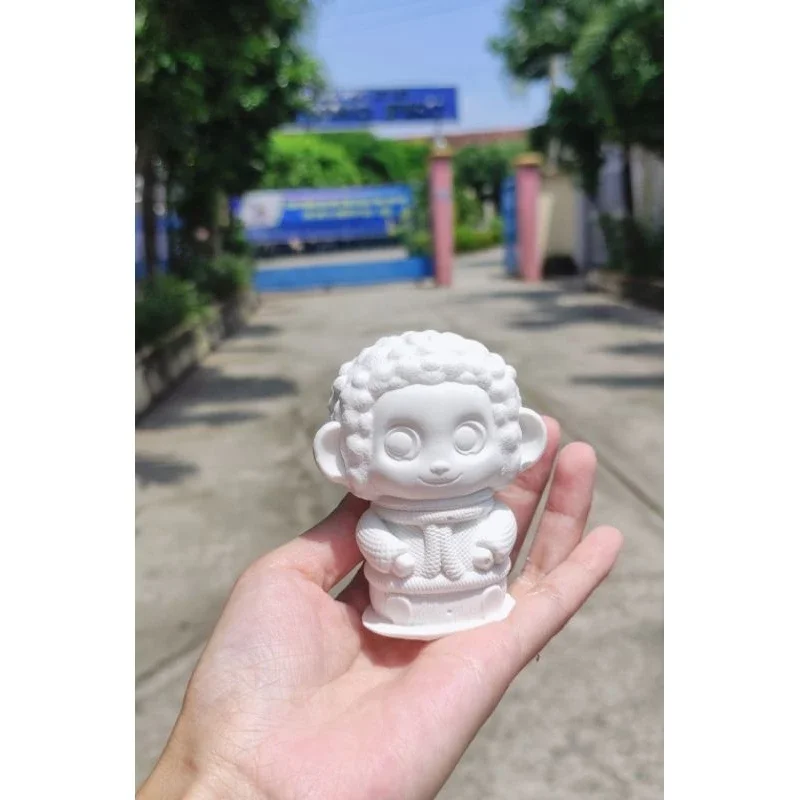 Tượng thạch cao tô màu 12 con giáp 13cm