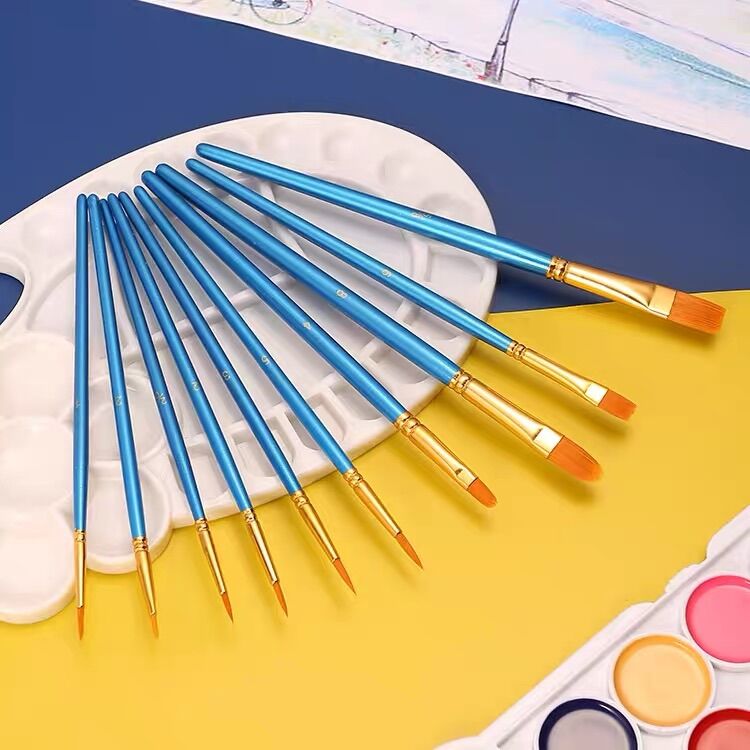 Cọ vẽ Acrylic, màu nước ZHU TING giá rẻ nhiều đầu