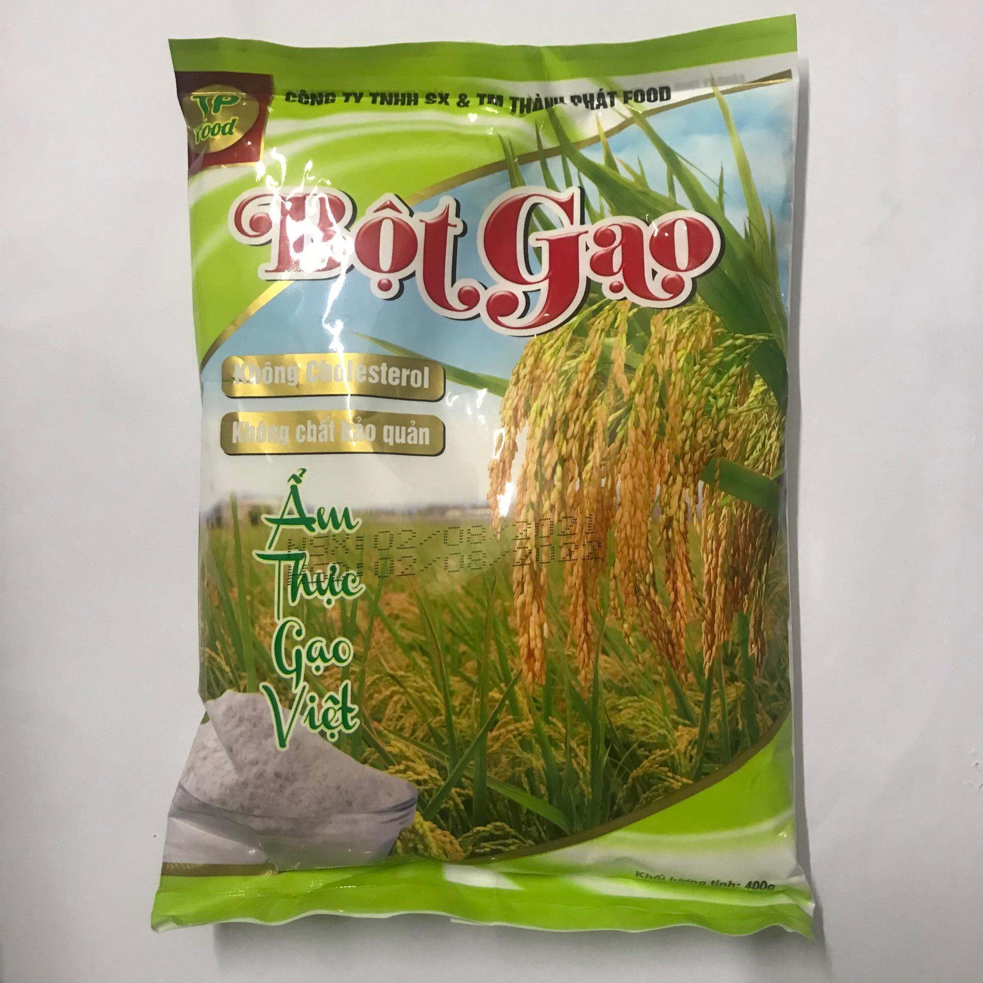 BỘT GẠO tẻ, gói 400g, 100% gạo sạch
