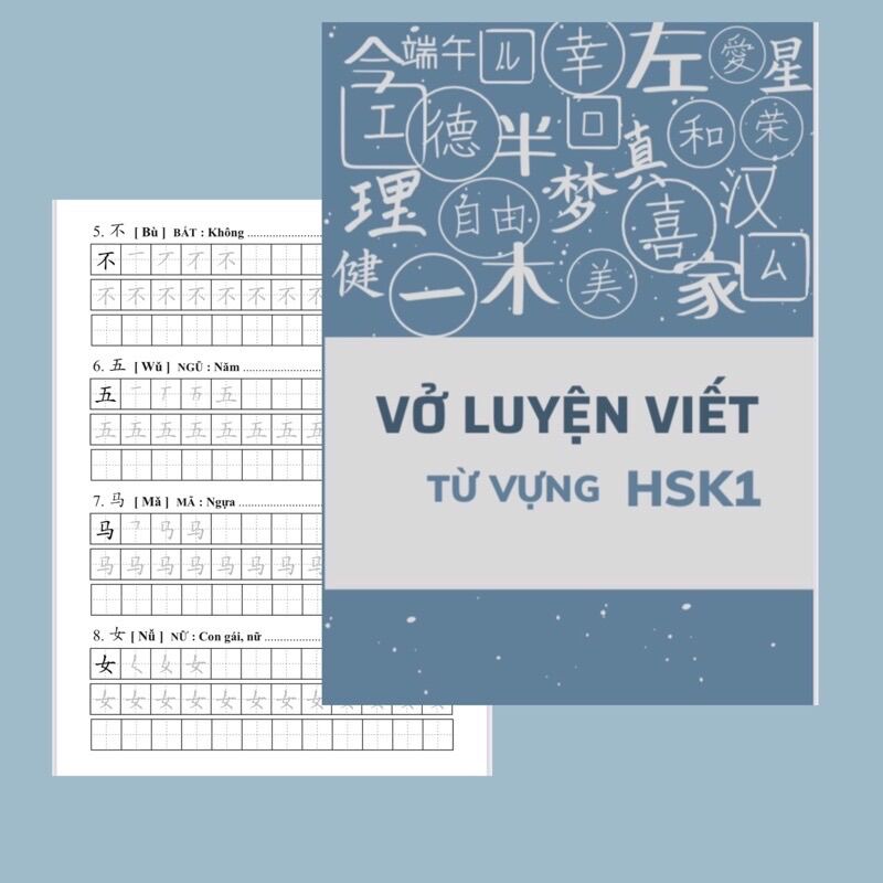 Combo sổ tay Luyện viết + Luyện dịch tiếng Trung
