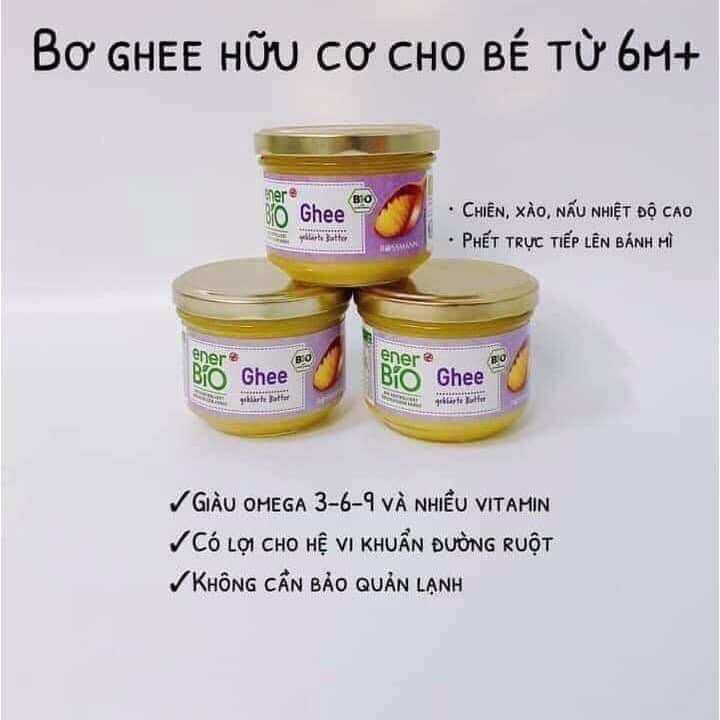 Bơ Ghee hữu cơ Đức dmBio hủ 180g