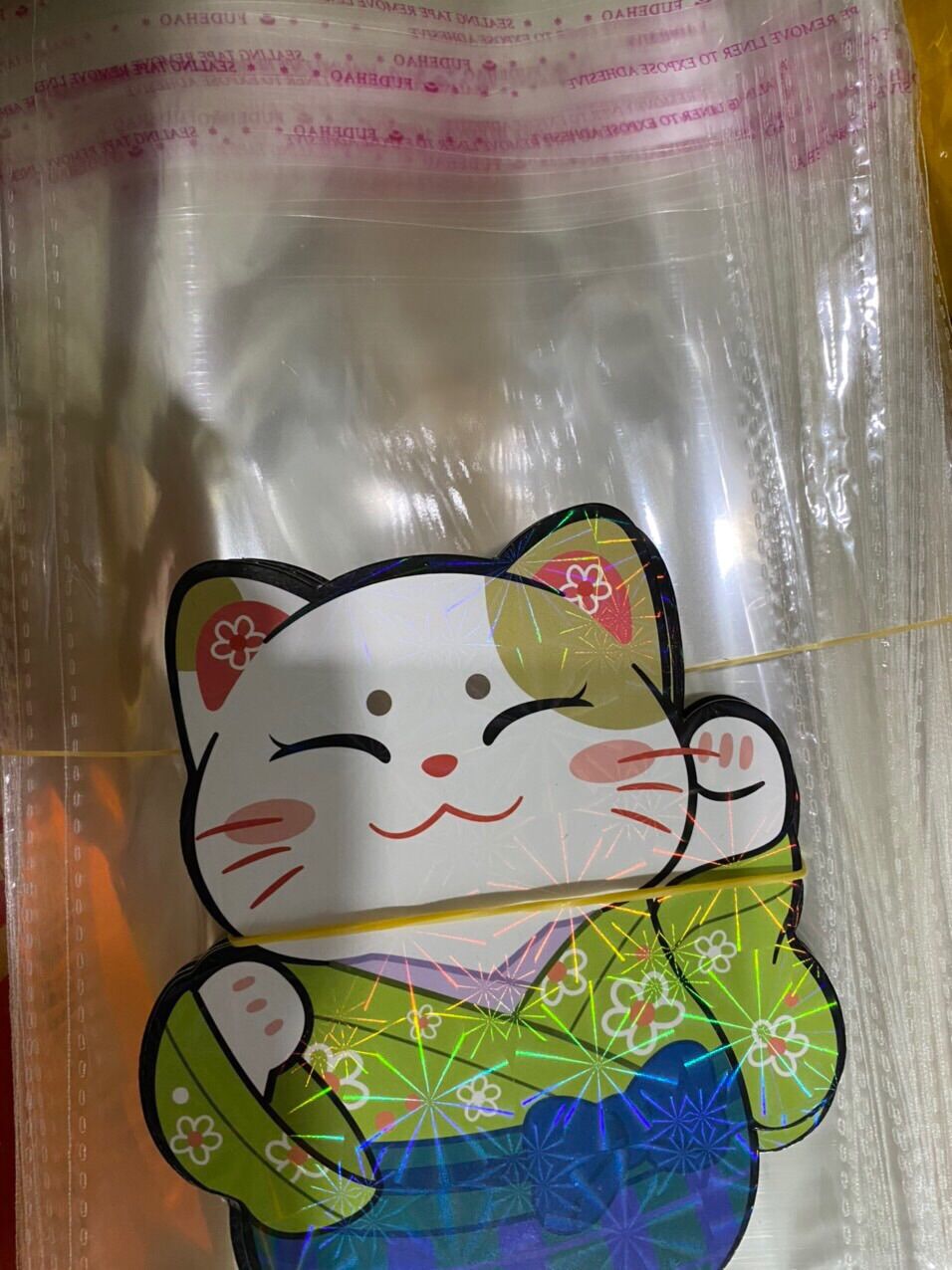 100 gam túi opp đựng lì xì chibi