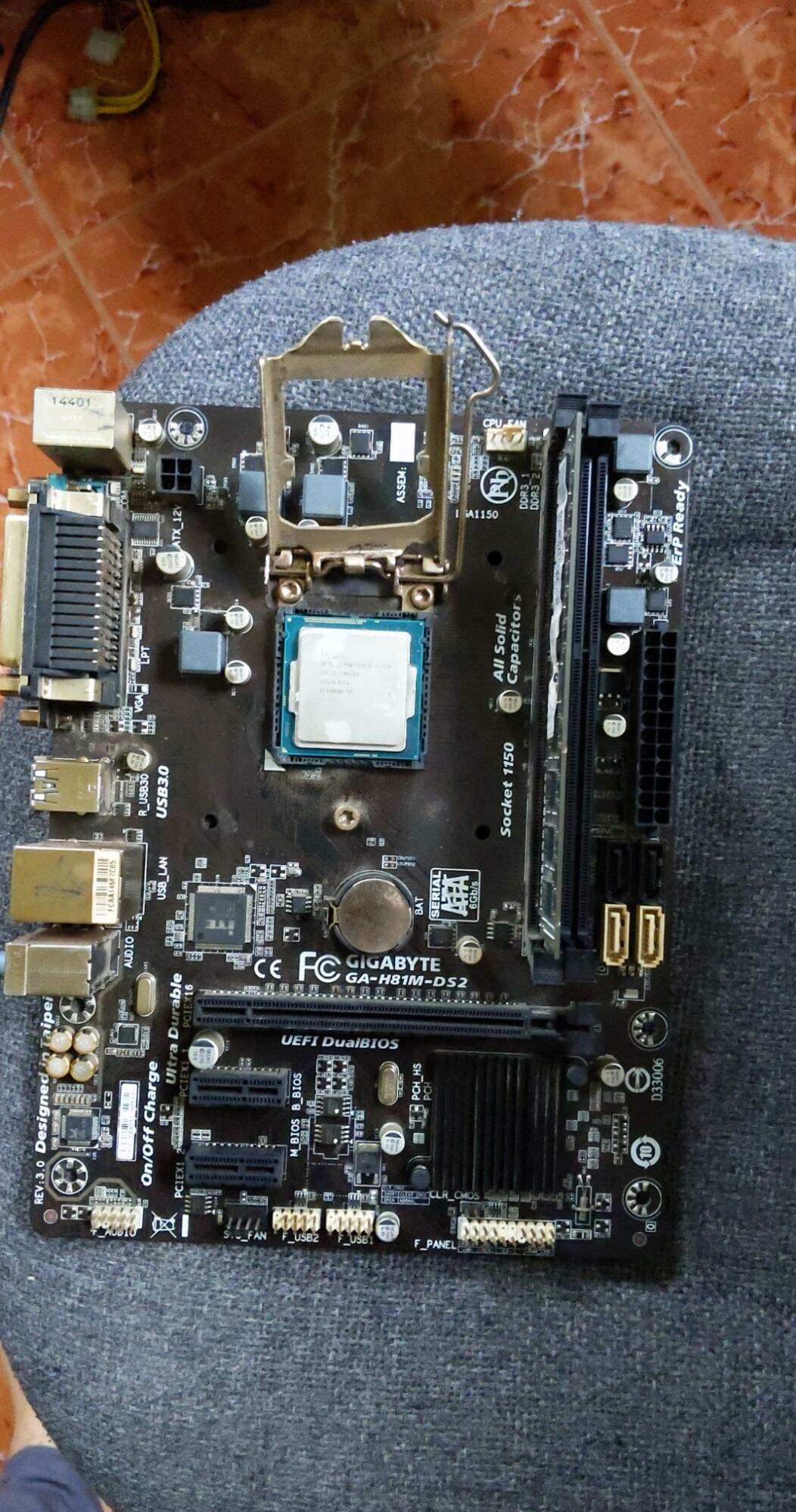 Combo main h81, chip g 3220, ram 8gb, nguồn