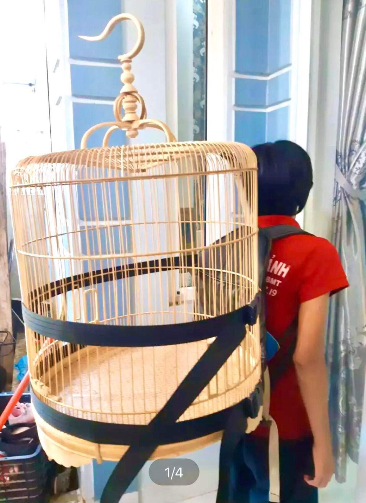 Balo Đeo Lồng Chim - Phụ Kiện Cho Chim Cao Cấp