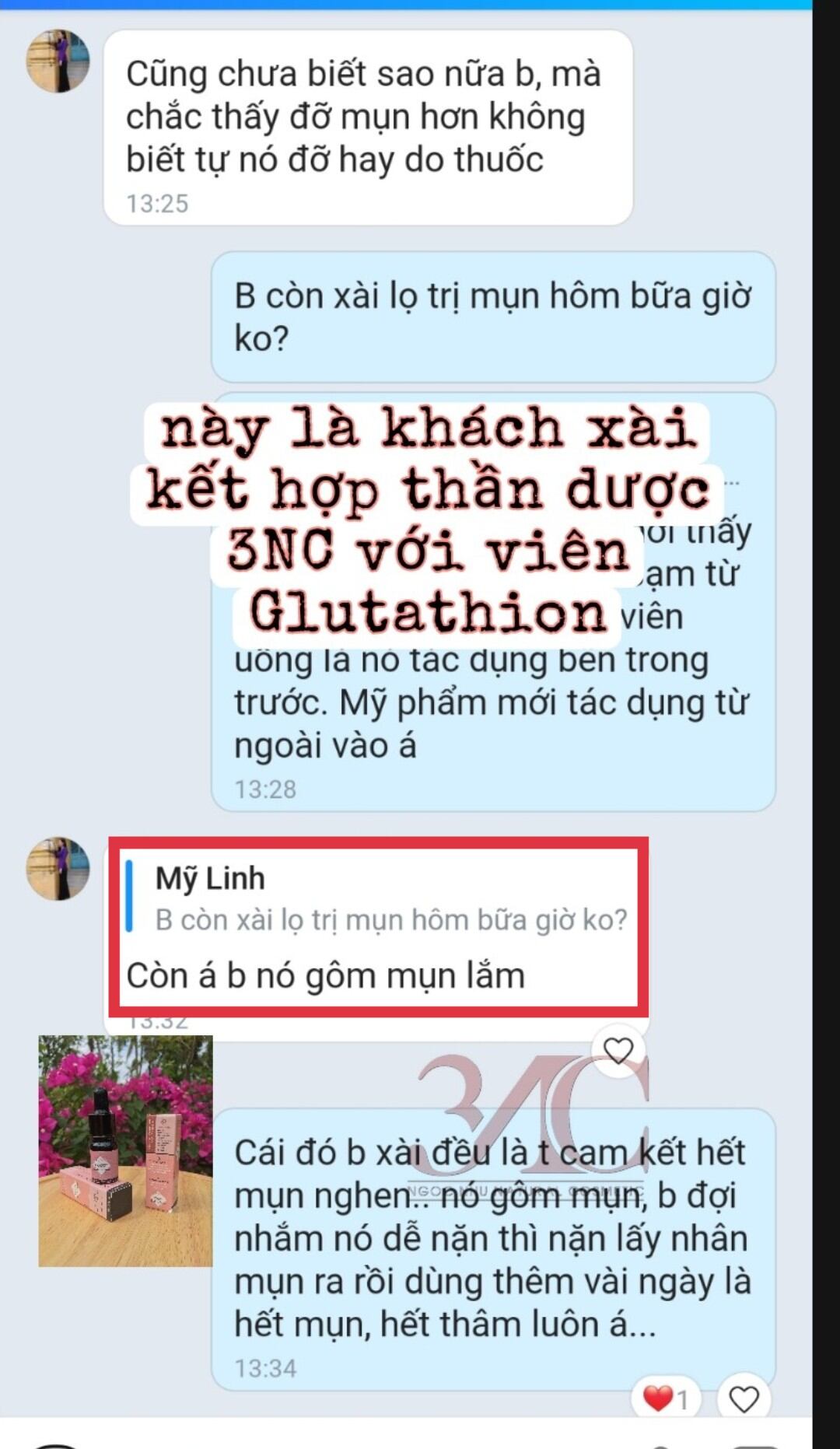 Serum mụn 3Nc