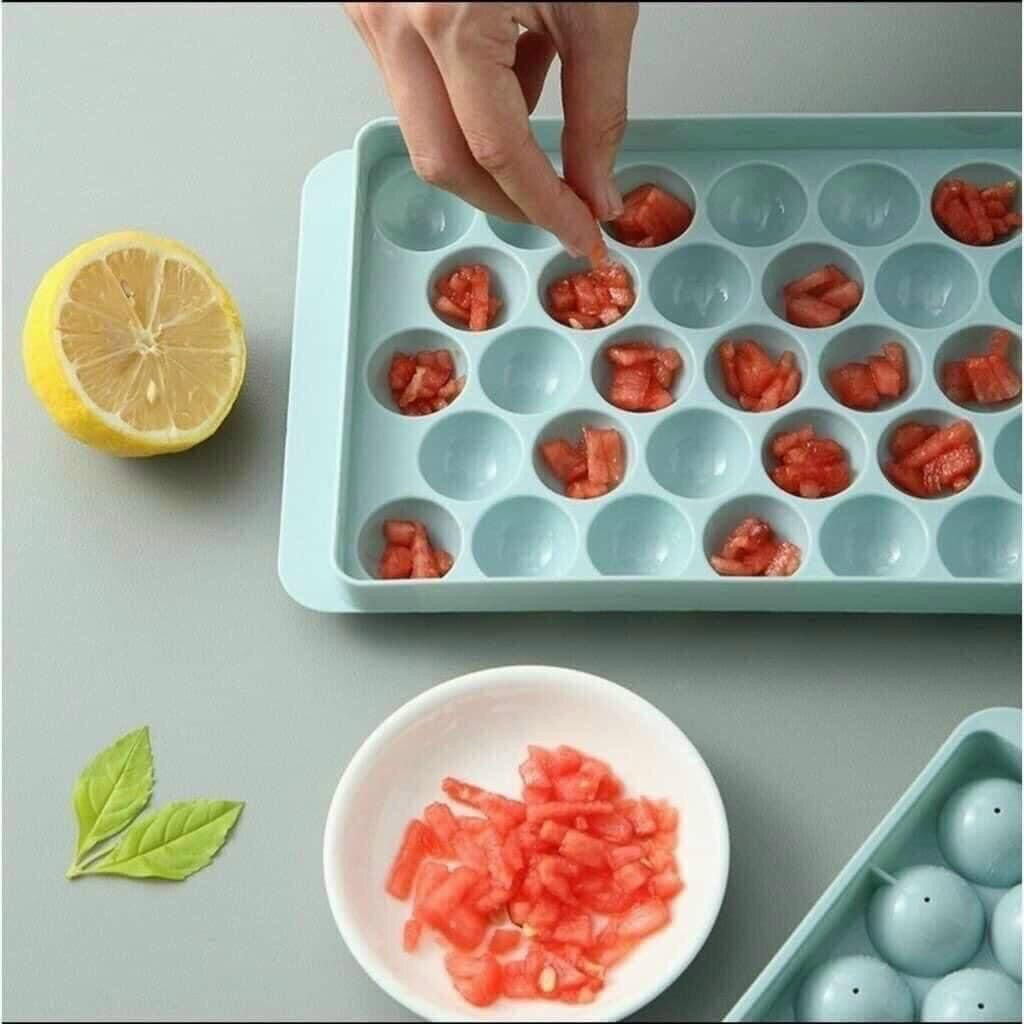 Khay làm đá viên tròn Việt Nhật (33 viên)