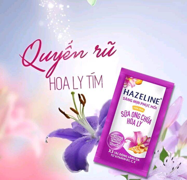 Sữa tắm Hazeline dây 12 gói