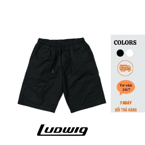 Quần short kaki nam nữ Ludwig Unisex cá tính cực chất