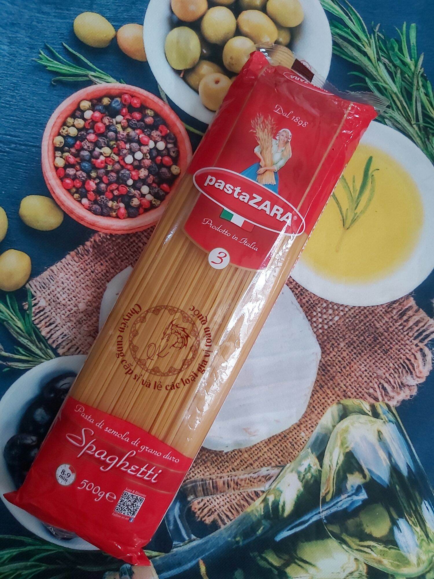 Mì ý spaghetti Pasta Zara 500gr