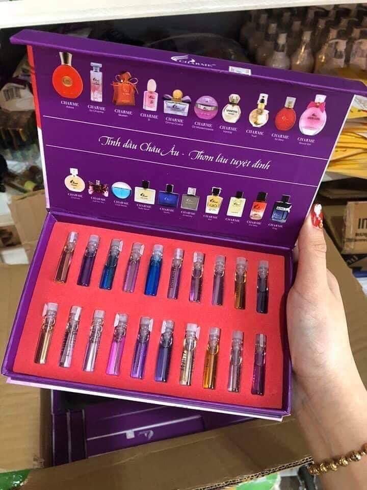 Bộ test nước hoa Char me 20 mùi