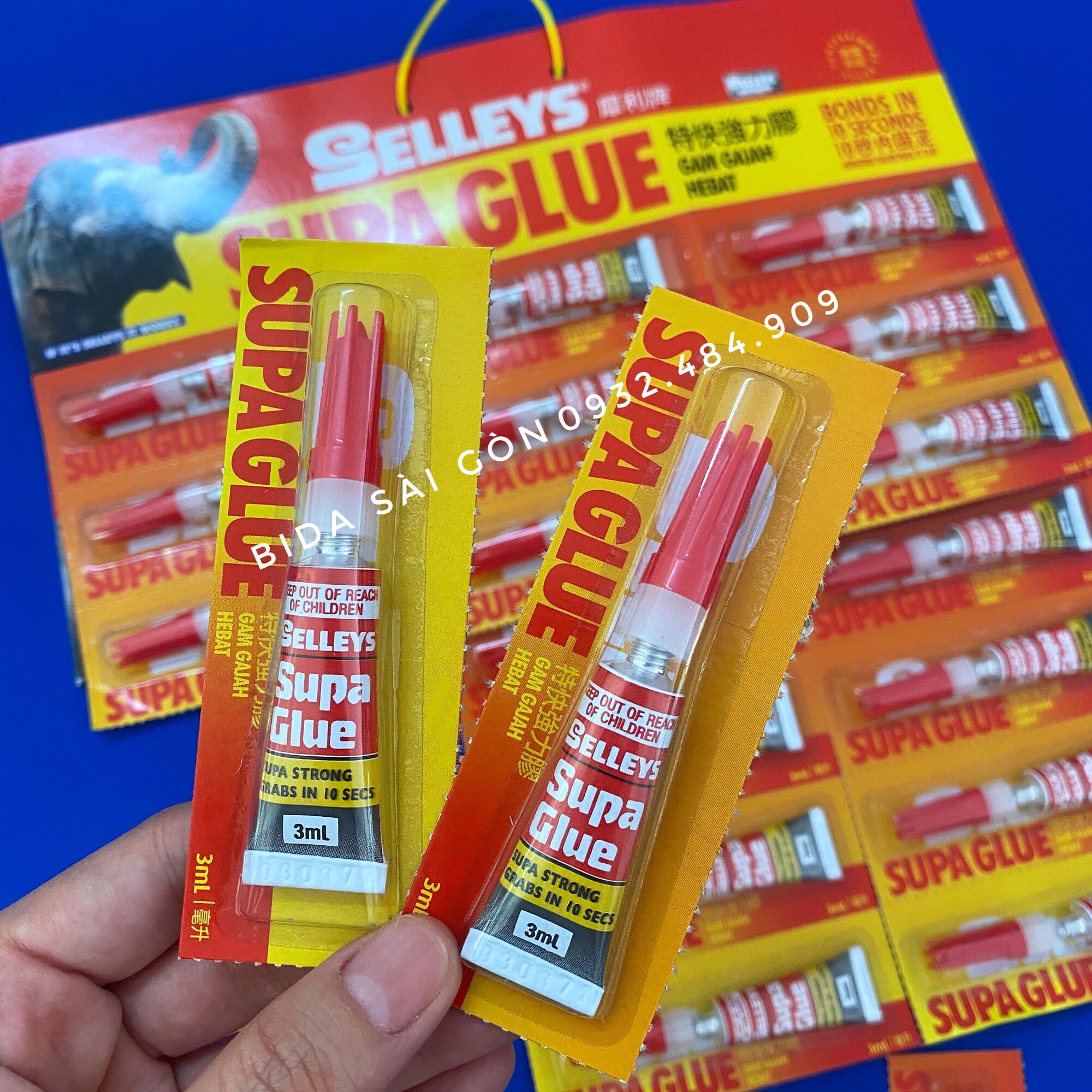 Keo dán siêu dính SuPa Glue dán đầu cơ bida