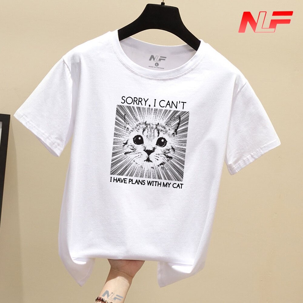 T-Shirt PLANS WITH MY CAT TIA-071