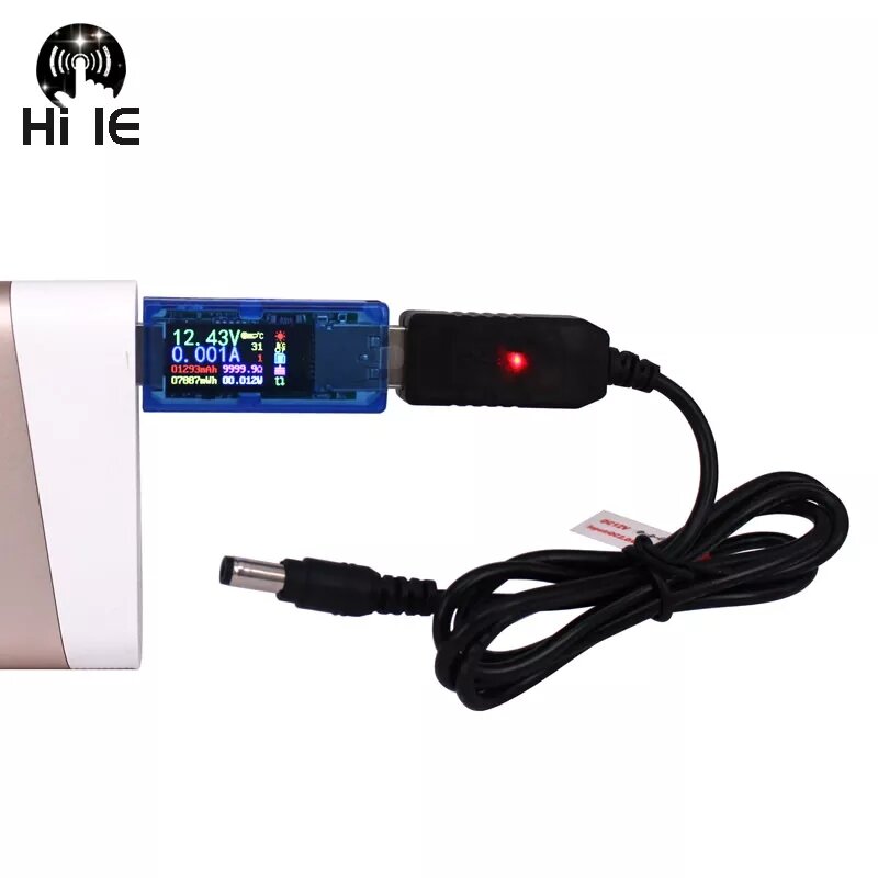 Cáp chuyển đổi điện USB 5V sang 12V (dùng cho Camera, bộ phát Wifi - mất điện vẫn có Wifi)