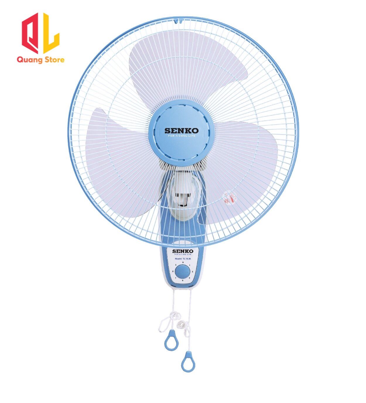 Quạt SenKo Treo Tường 2 dây TC1626 ( Hàng chính hãng ) ( Giao Màu Ngẫu Nhiên )
