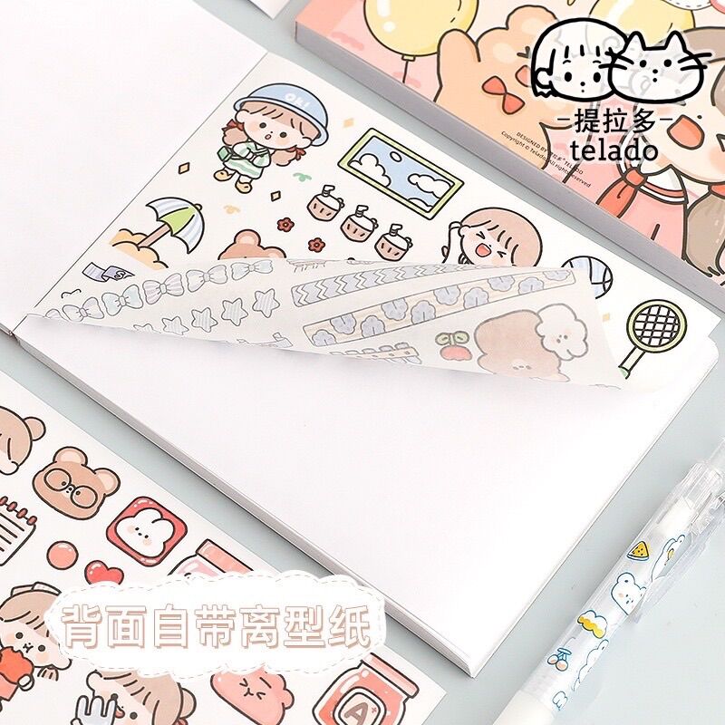 🌸Set 50 tờ sticker nhãn dán trang trí dễ thương🌸