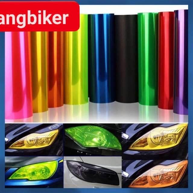 Đề can (decal) dán pha đèn (choá đèn)  màu ngọc trai