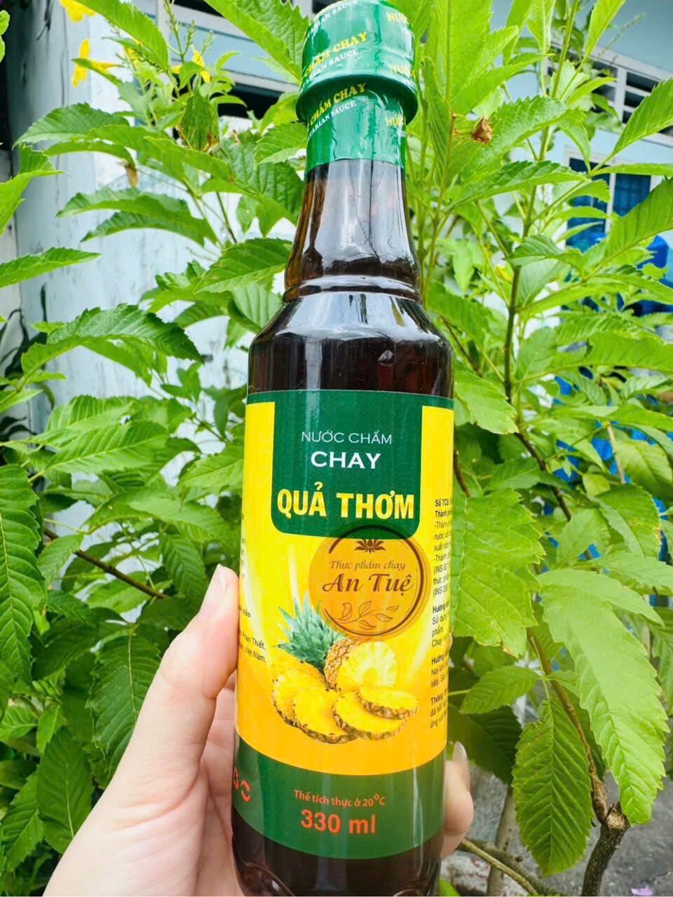500ml nước mắm trái thơm chay/tpc an tuệ