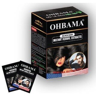 Dầu gội đen tóc - gội nhuộm tóc ohbama - hộp 10 gói