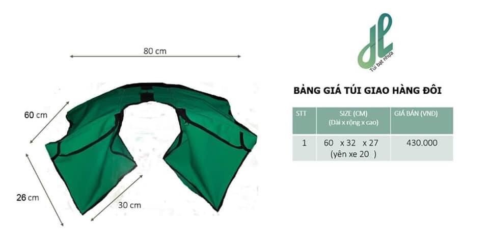 [HCM]TÚI GIAO HÀNG ĐÔI