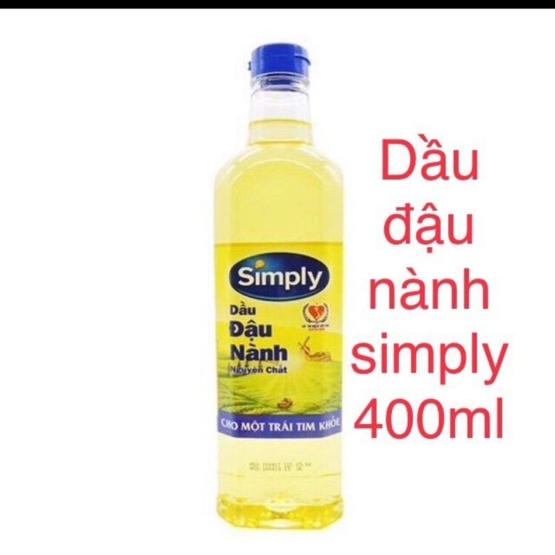 Dầu ăn đậu nành Simply 400ml