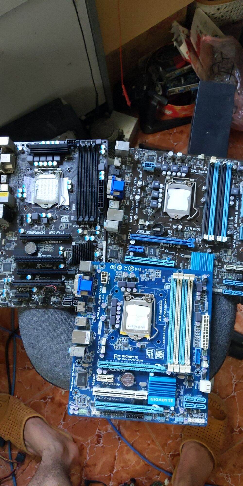 combo main h81, ram 8gb, chip i3, ổ ssd, nguồn , card ( full bộ)