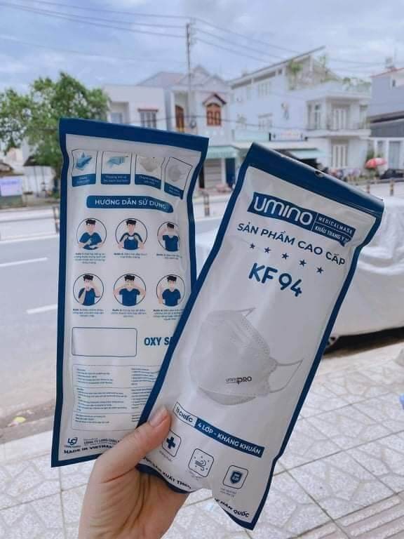 Khẩu Trang 4D Mask KF94 set 10 chiếc