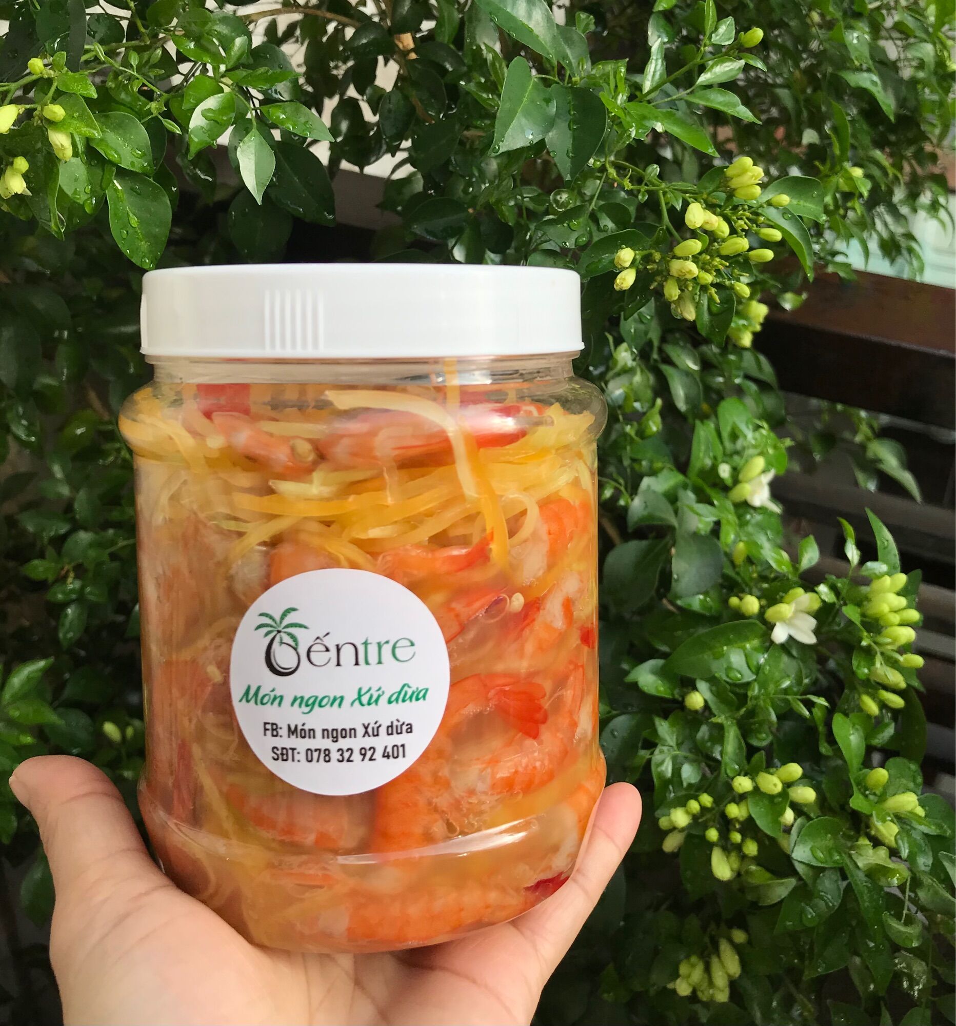 Shrimp Paste Mixed with Papaya - Ben Tre Specialty