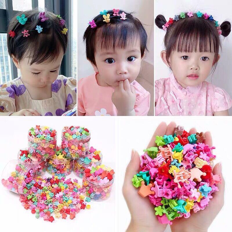 Set 5 kẹp tóc mini càng cua phòng cách công chúa