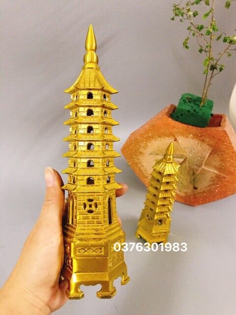 Tháp văn xương 7 tầng bằng đồng