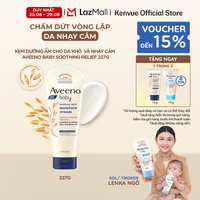 Kem dưỡng ẩm cho da khô và nhạy cảm Aveeno soothing relief 227g