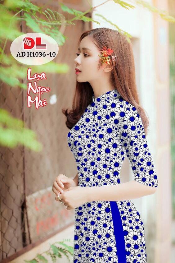 [HCM]Vải áo dài hoa cúc