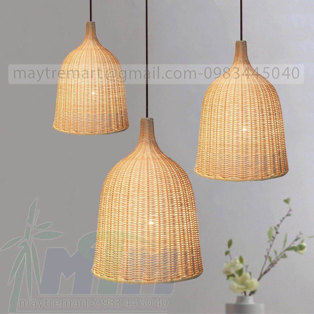 Đèn tre size to 37.50cm