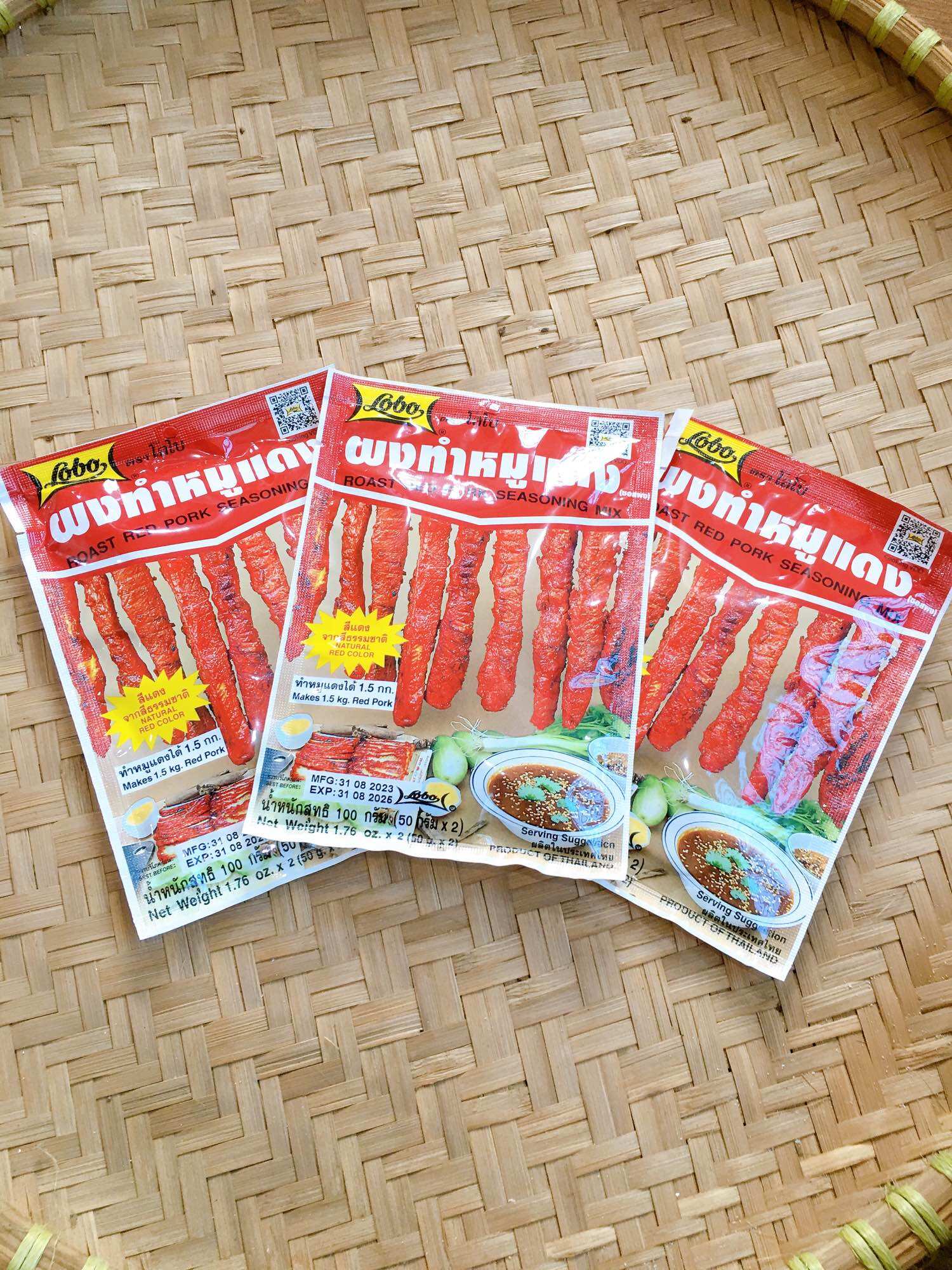 Gia vị ướp thịt xá xíu Thái Lan (1 gói)