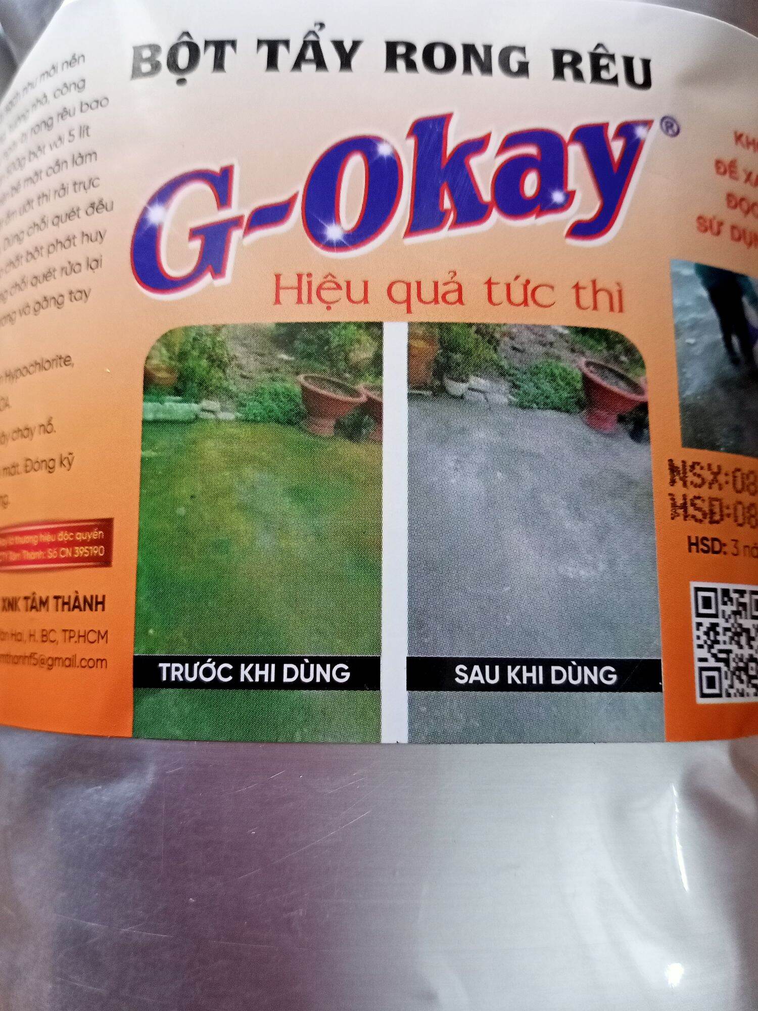 bột tẩy rong rêu