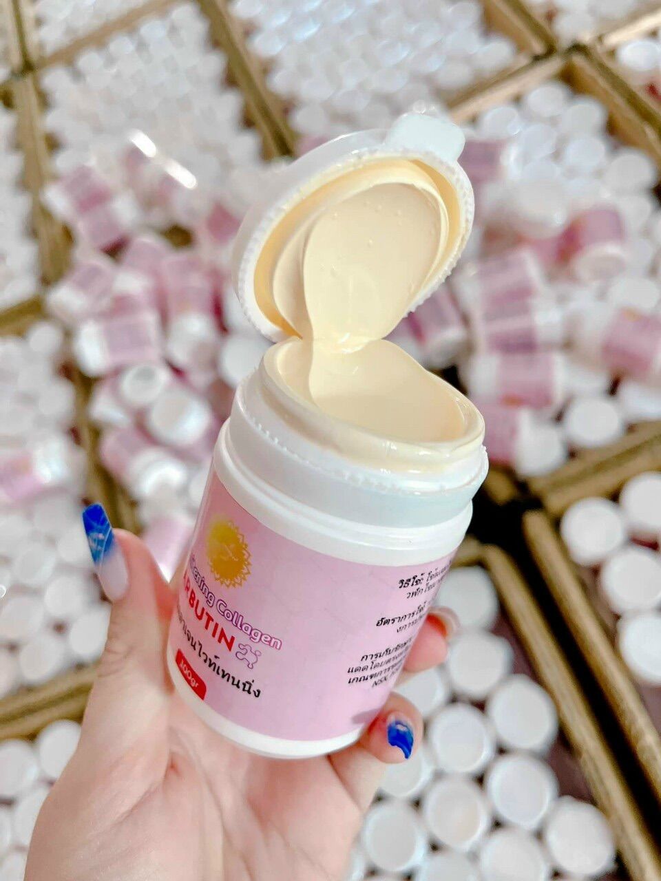 Kích trắng abutin collagen 250g màu hồng siêu trắng Mẫu Mới