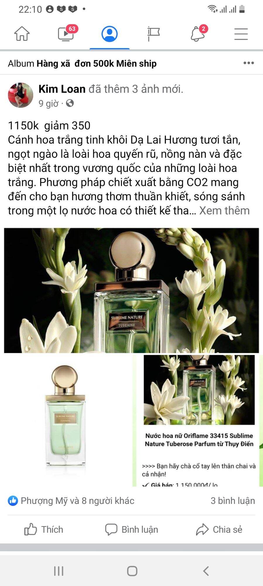 Nước hoa chính hãng ori 1039k giảm hơn 50% 0908137658zalo