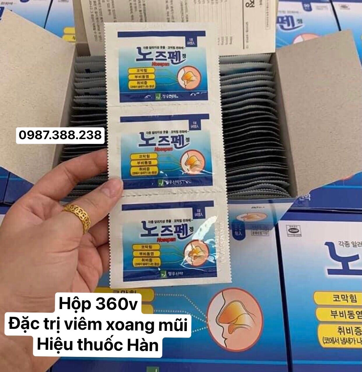 Hộp 360V - Th.uốc Viêm Xoang Nosepen Nội Địa Hàn Quốc