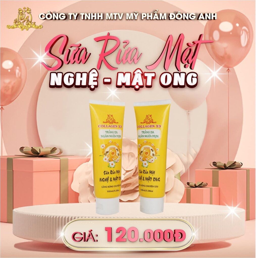 Sữa Rửa Mặt Nghệ Mật Ong Đông Anh