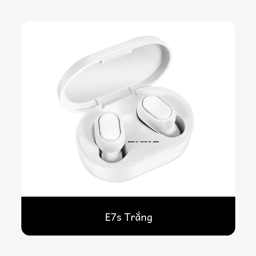 E7s TWS Tai nghe Bluetooth Tai nghe không dây trong tai Stereo giảm tiếng ồn thể thao tai nghe với Microphone Tai nghe