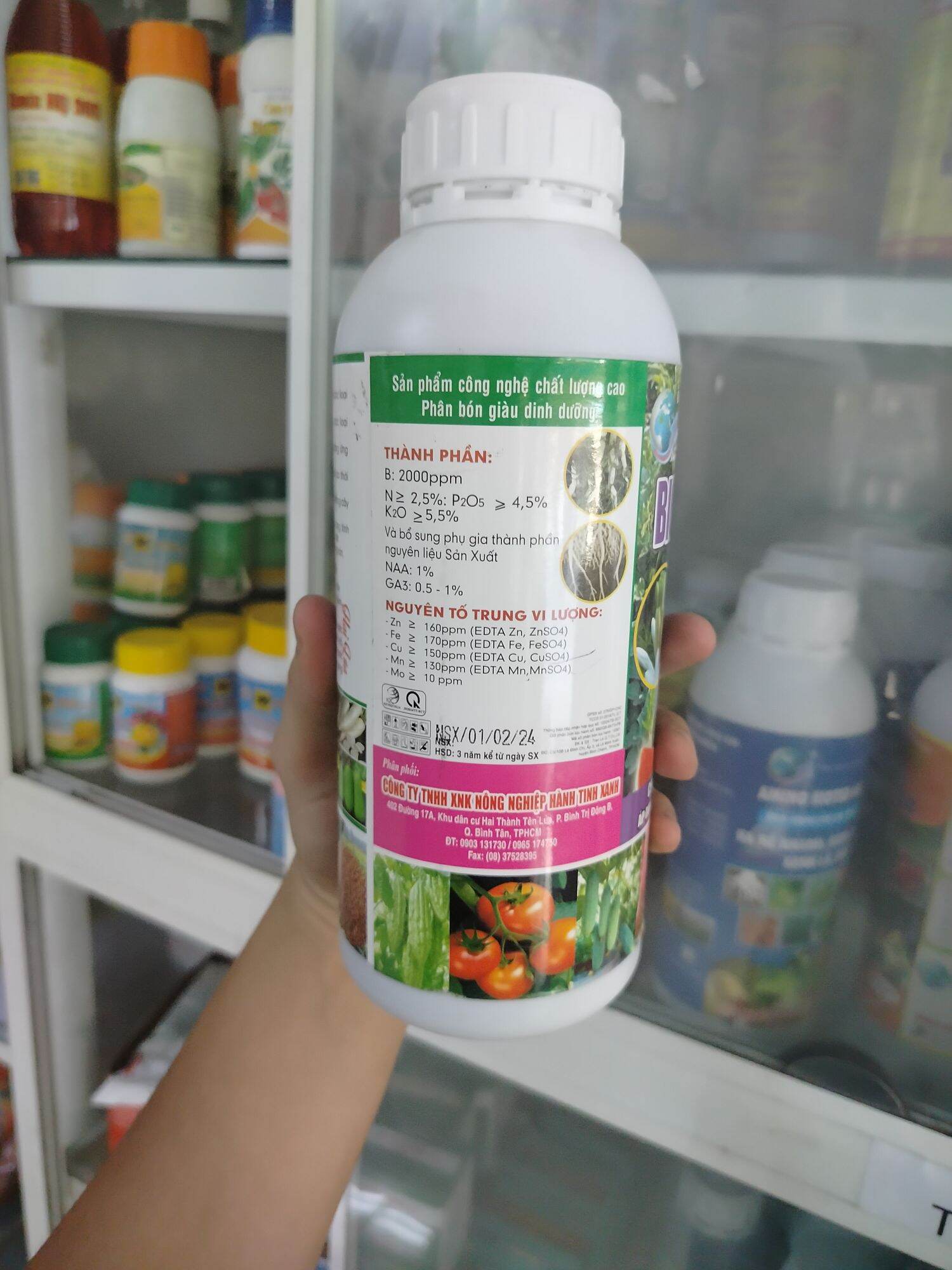Phân bón lá Bioted 602 Super Biomax 1000ml